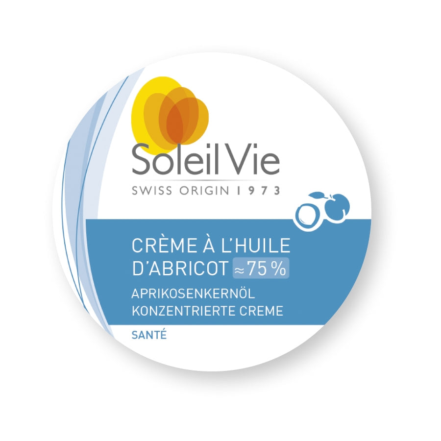 Crème à l'huile de noyau d'abricot - 7,5ml - Soleil Vie