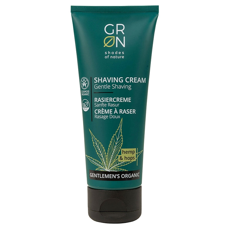 Bio-Rasiercreme für Männer mit Hanf und Hopfen – 75 ml – GRN
