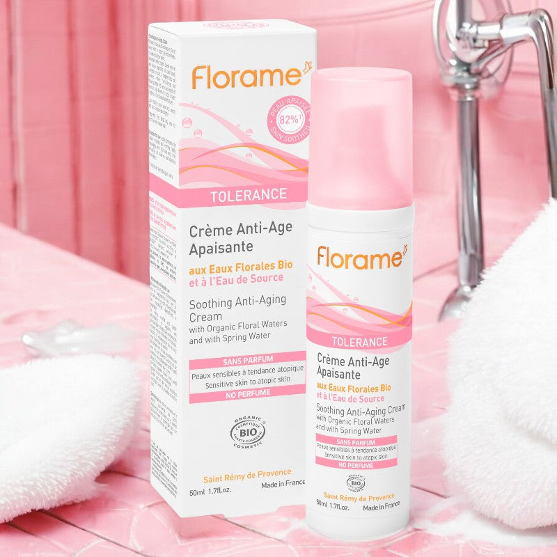 Crème anti-âge apaisante BIO eau de source - 50ml - Florame
