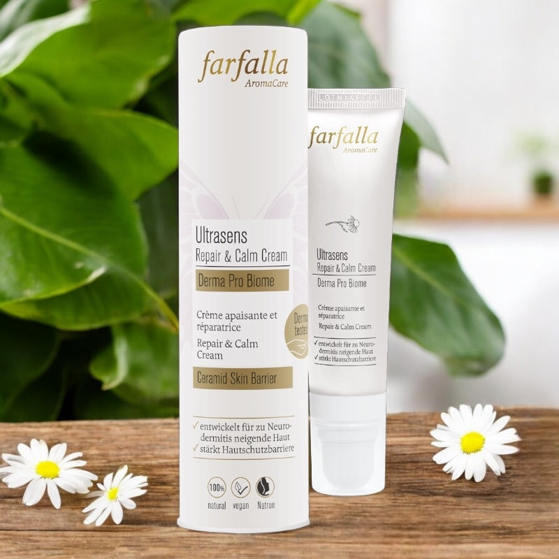 Crème apaisante & réparatrice BIO camomille - 30ml - Farfalla