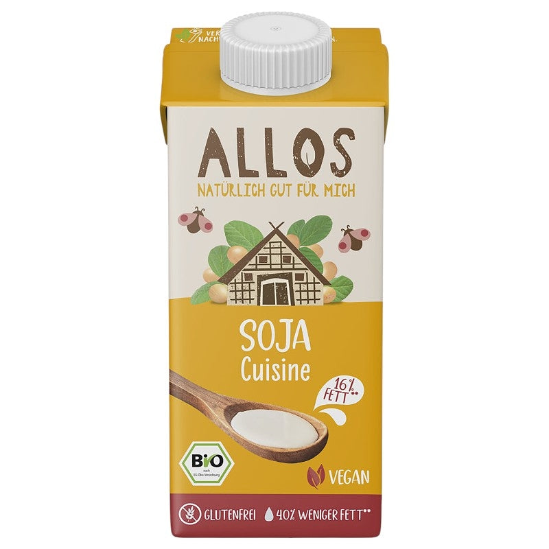Bio-Soja-Kochcreme – 200 ml – Allos