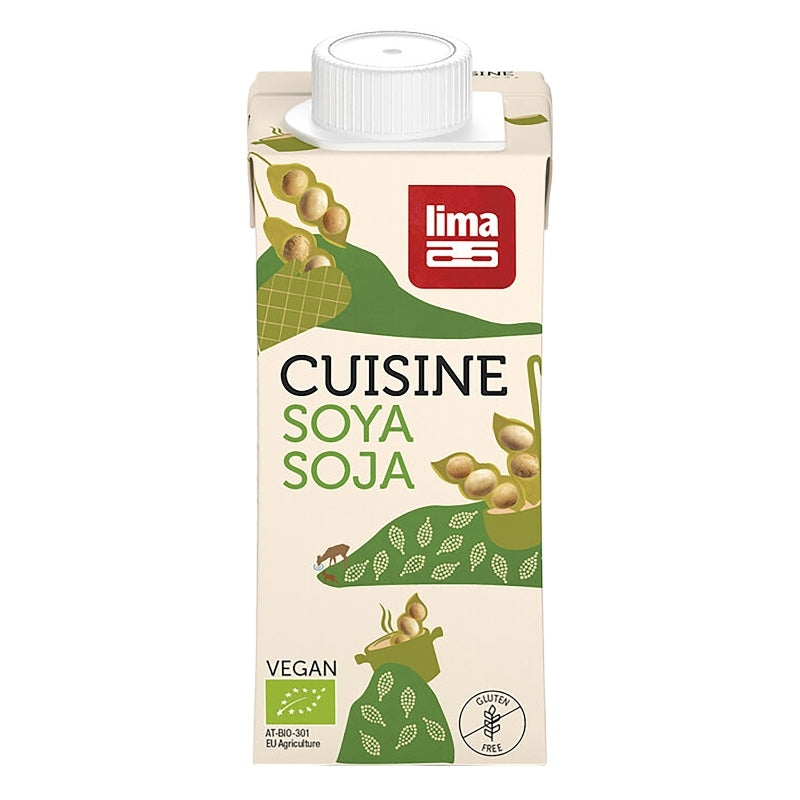 Bio-Soja-Kochcreme – Soja-Kochcreme – 200 ml – Lima