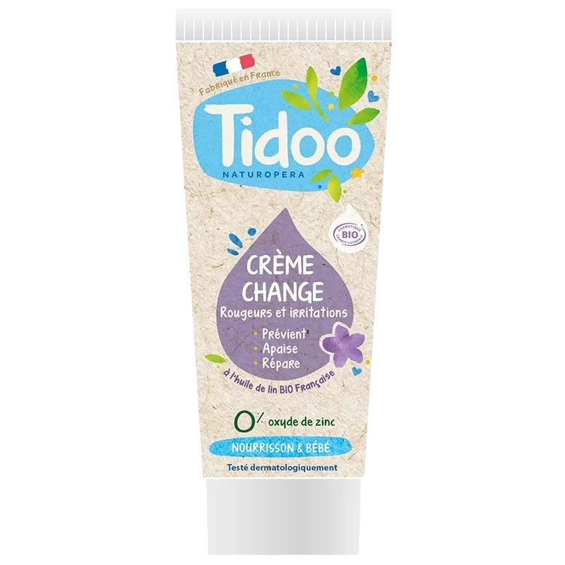 Crème de change bébé BIO lin - 75g - Tidoo