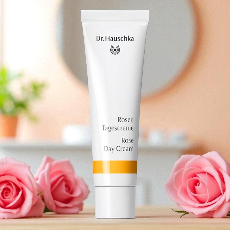 Crème de jour à la rose BIO - 30ml - Dr. Hauschka