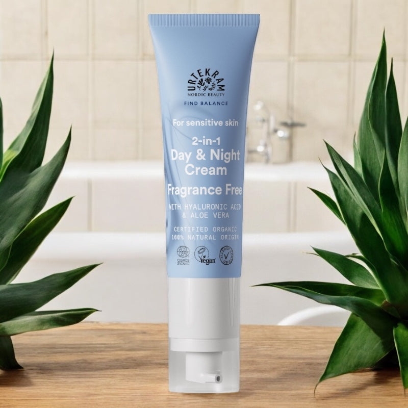 Crème de jour & nuit BIO sans parfum - 50ml - Urtekram