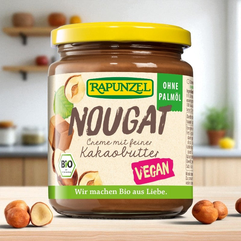 Bio-Kakaobutter-Nougatcreme – 250 g – Rapunzel