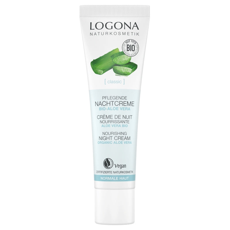 Logona Bio-Nährende Nachtcreme mit Aloe Vera – 30 ml