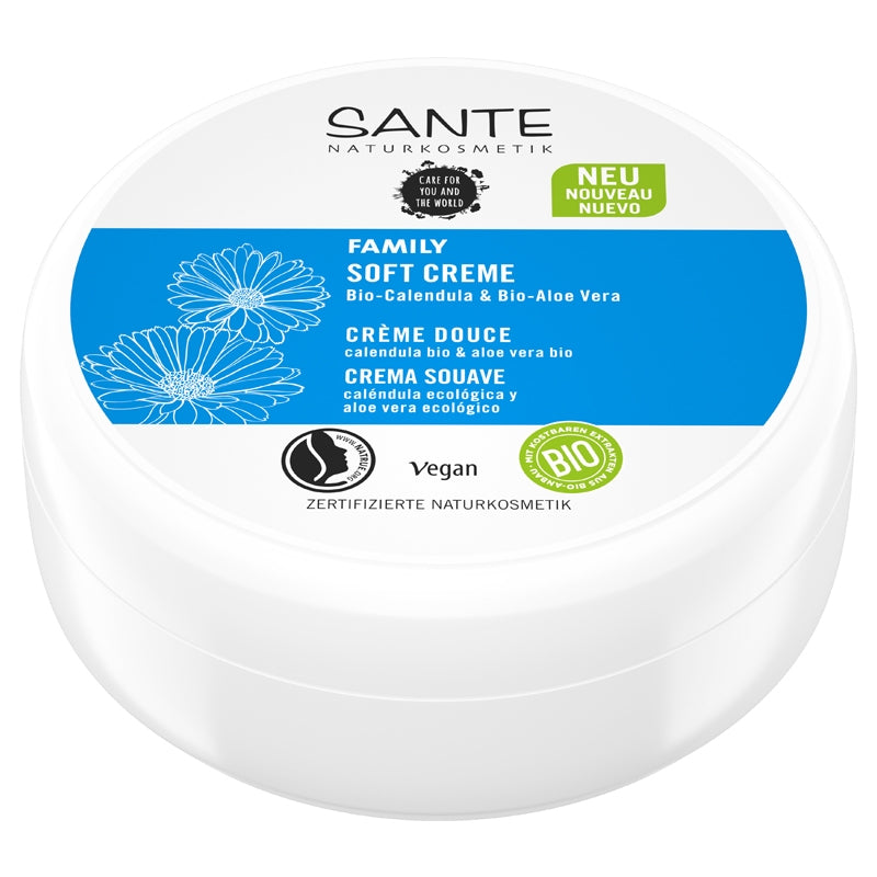 Sanfte Bio-Calendula- und Aloe-Vera-Familiencreme – 150 ml – Gesundheit
