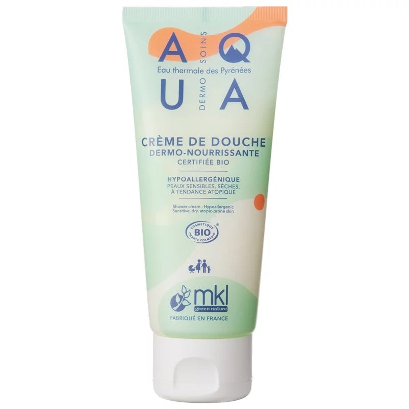 Crème douche dermo-nourrissante BIO eau thermale - 100ml - MKL Green Nature
