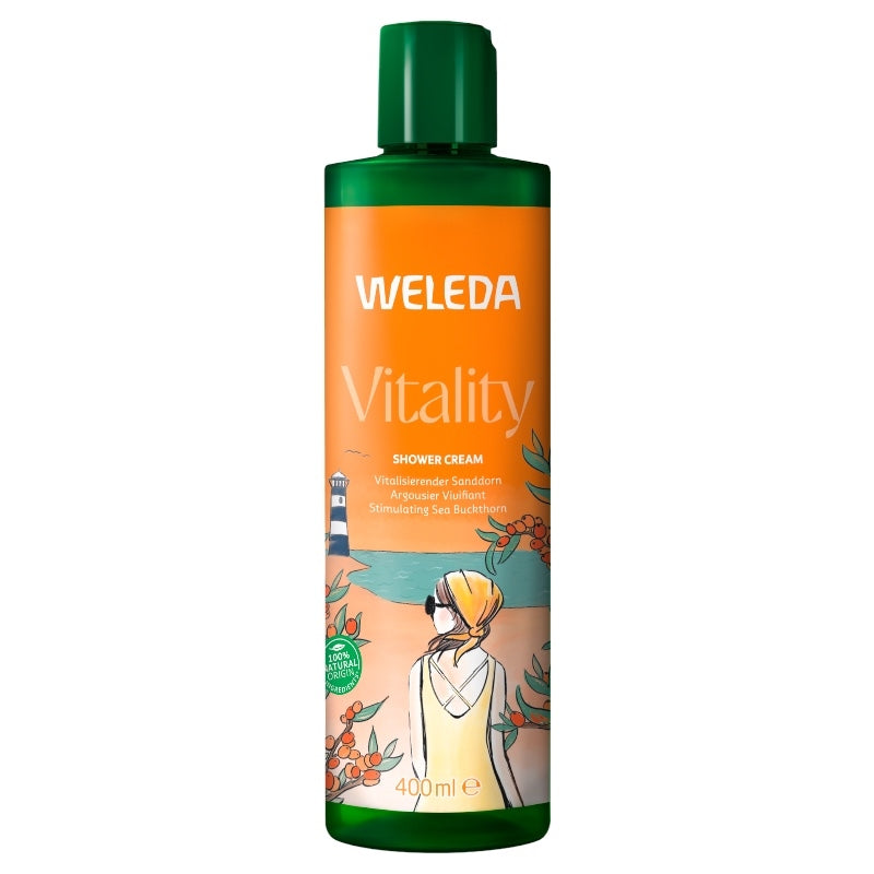 Vitality Bio-Sanddorn-Duschcreme – 400 ml – Weleda