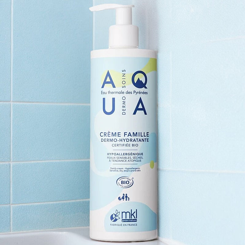 Feuchtigkeitsspendende Familiencreme mit Bio-Thermalwasser – 400 ml – MKL Green Nature