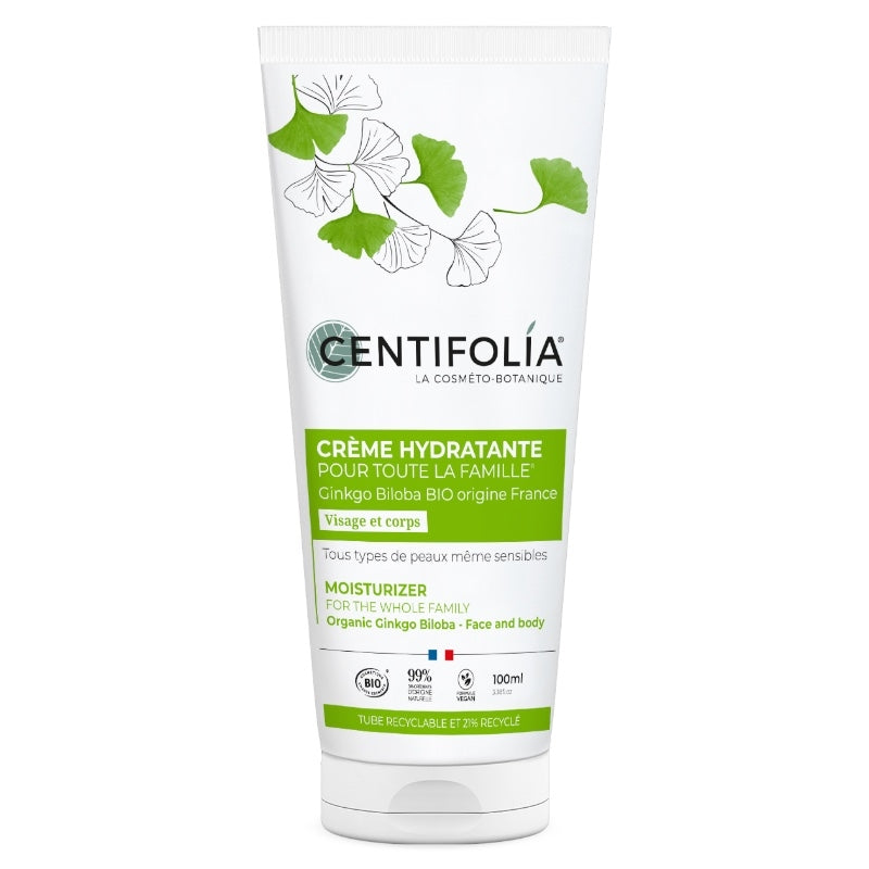 Crème hydratante famille BIO ginkgo biloba - 125ml - Centifolia