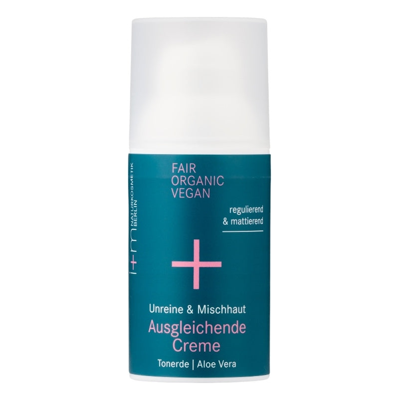 Crème hydratante matifiante BIO mauve & aloe vera - 30ml - i+m