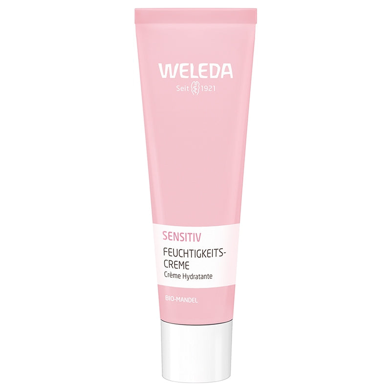 Weleda Bio-Feuchtigkeitscreme für empfindliche Haut mit Mandel - 30 ml