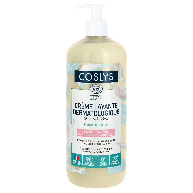 Crème lavante dermatologique BIO amande - 1l - Coslys