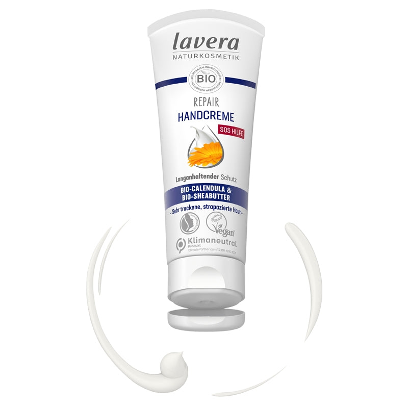 Crème mains réparation BIO calendula & beurre de karité - 75ml - Lavera
