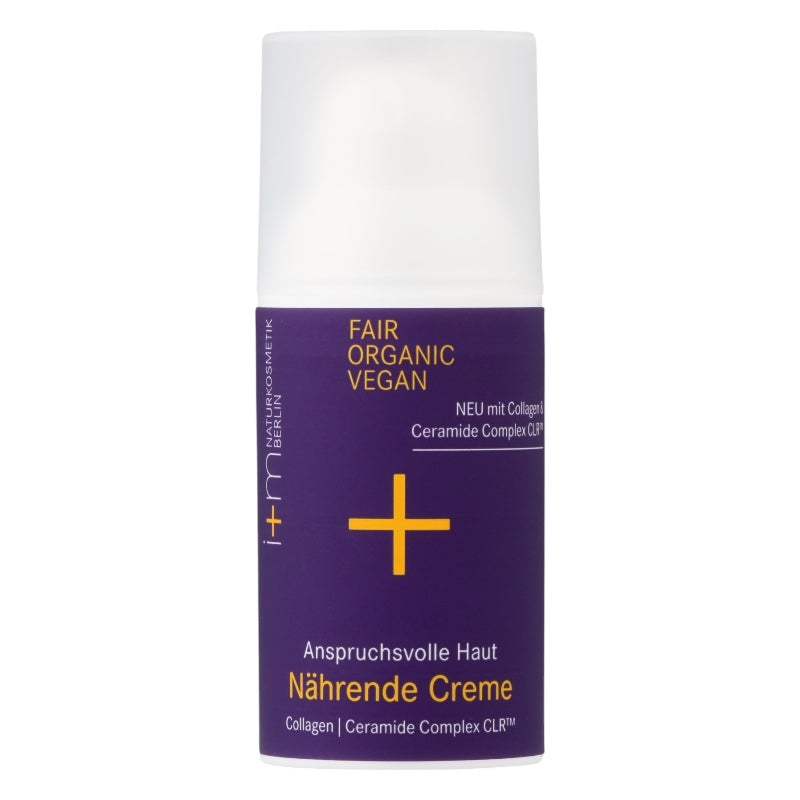 Bio-Nährcreme mit Avocado und Hyaluronsäure – 30 ml – i+m