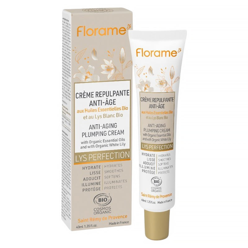 Crème repulpante anti-âge BIO lys blanc - 40ml - Florame