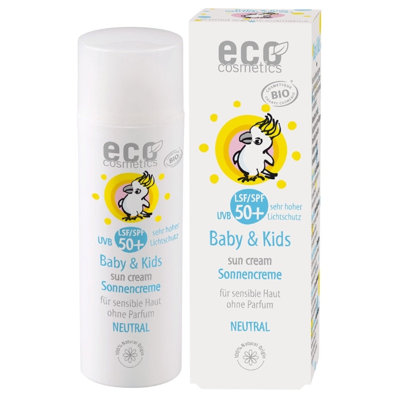 Crème solaire bébé & enfant BIO IP 50 neutre - 50ml - Eco Cosmetics