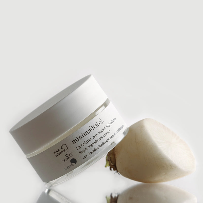 Bio-Gesichtscreme mit Hyaluronsäure und Probiotika – 50 ml – Minimalistisch