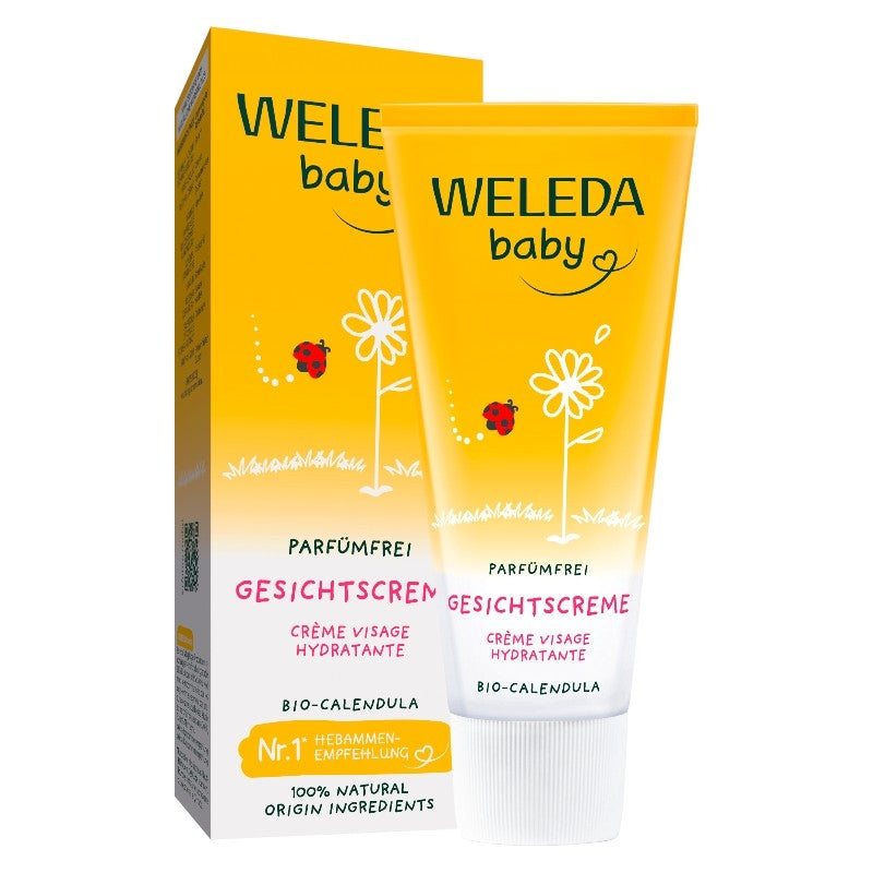 Bio-Calendula-Babygesichtscreme – 50 ml – Weleda
