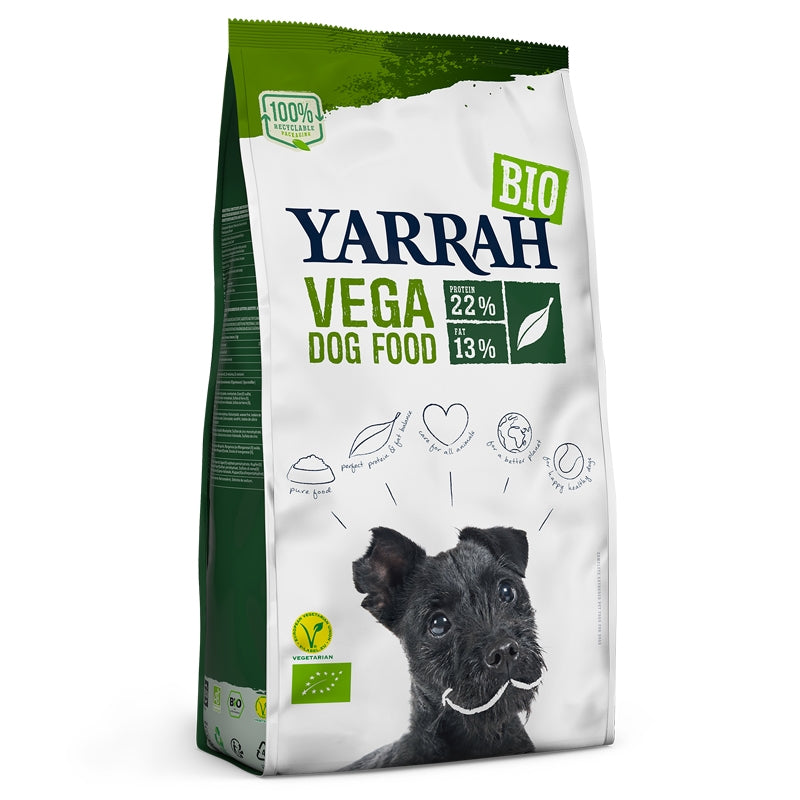Yarrah Bio-Hundefutter fr Vegetarier und Veganer, 10 kg