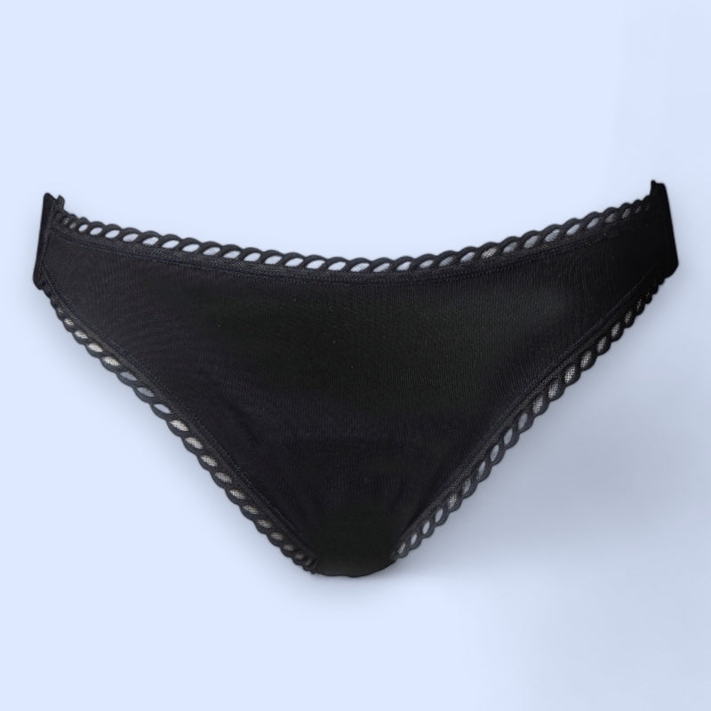 Culotte menstruelle détachable noire Taille 44 flux moyen - Anaé