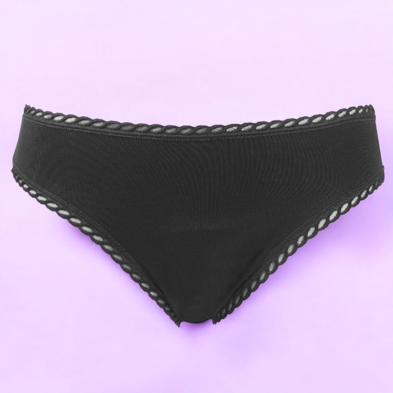 Culotte menstruelle noire Taille 42 flux fort - Anaé