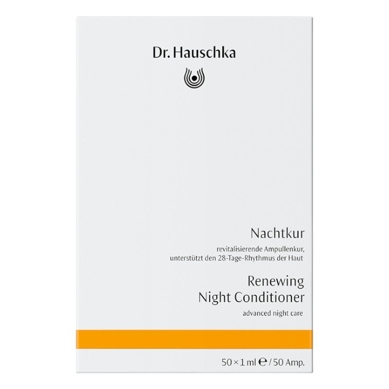 Intensive Nachtpflege mit Bio-Hamamelis und Weißer Lilie – 50 x 1 ml – Dr. Hauschka