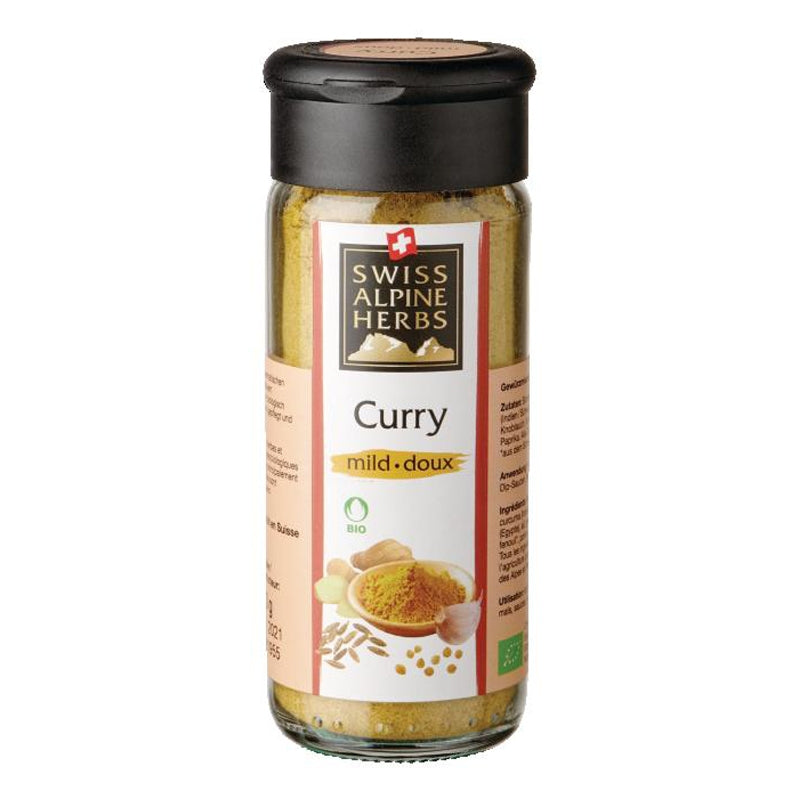 Bio-Curry, mild - 40 g - Schweizer Alpenkräuter