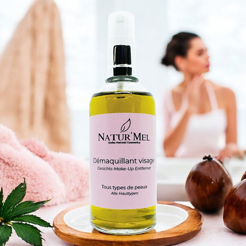 Démaquillant visage chanvre & jojoba - 100ml - Natur'Mel