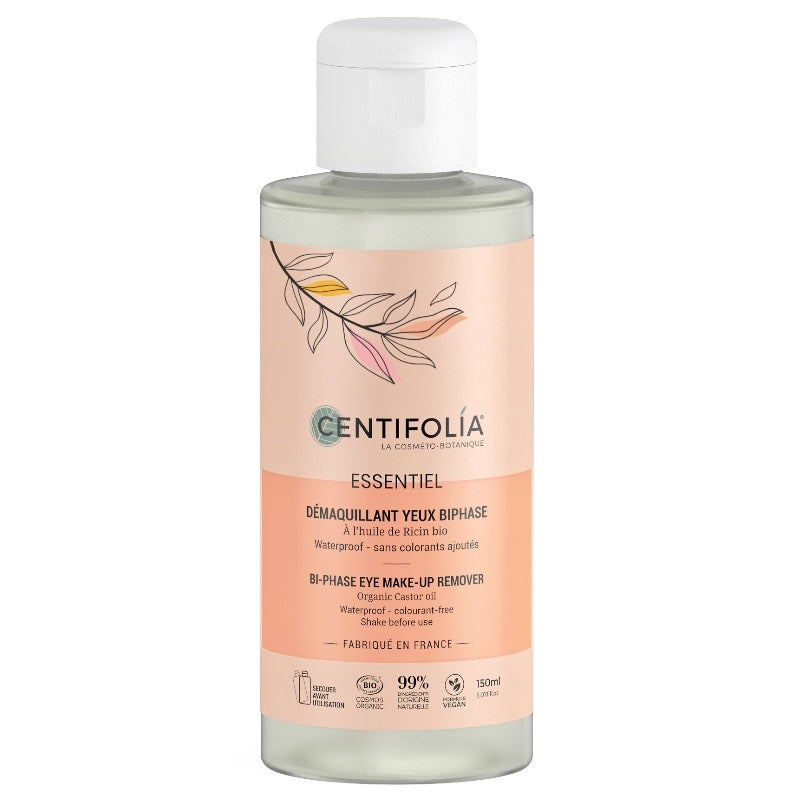 Démaquillant yeux biphase BIO ricin - 150ml - Centifolia