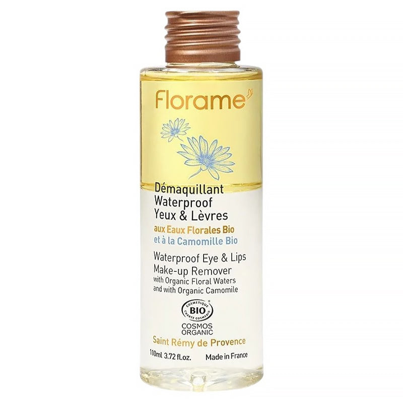 Florame Bio-Make-up-Entferner für Augen und Lippen (wasserfest) mit Kornblume – 110 ml