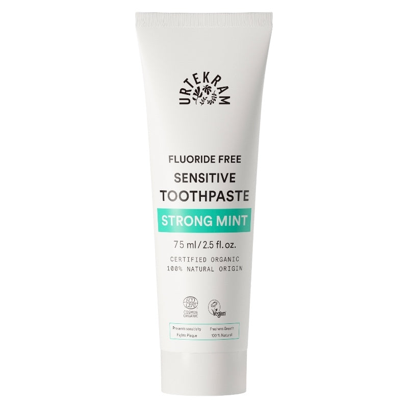 Dentifrice dents sensibles BIO menthe sans fluor - 75ml - Urtekram