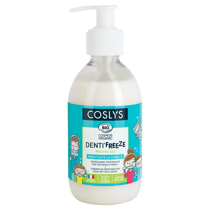 Dentifrice famille BIO menthe sans fluor - 350g - Coslys
