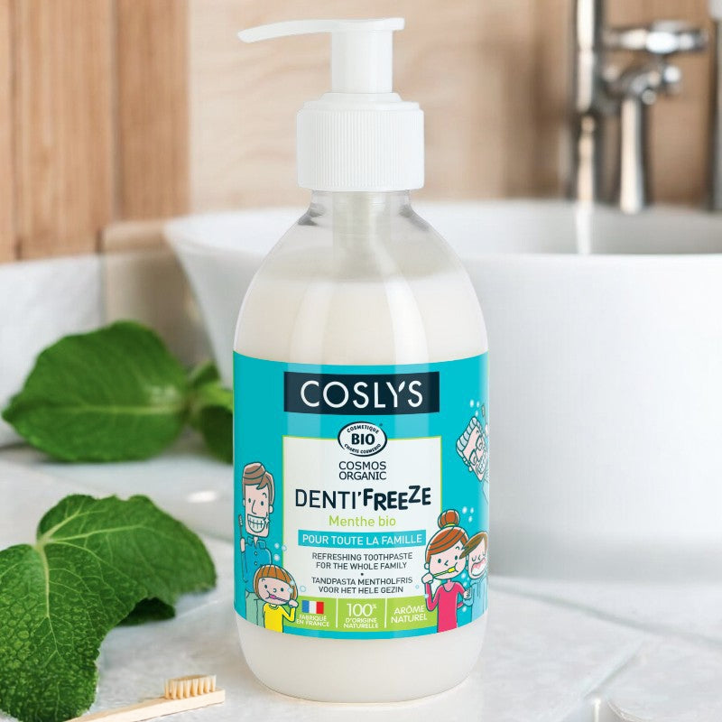 Dentifrice famille BIO menthe sans fluor - 350g - Coslys