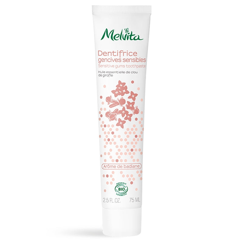 Bio-Zahnpasta für empfindliches Zahnfleisch mit Sternanis, fluoridfrei – 75 ml – Melvita