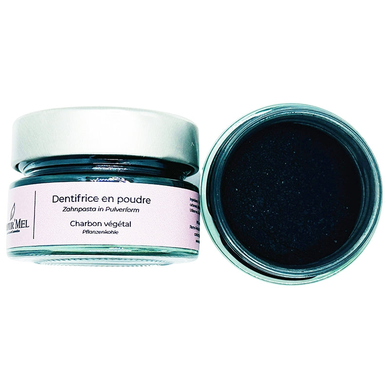 Fluoridfreie Zahncreme mit Aktivkohlepulver – 45 g – Natur'Mel