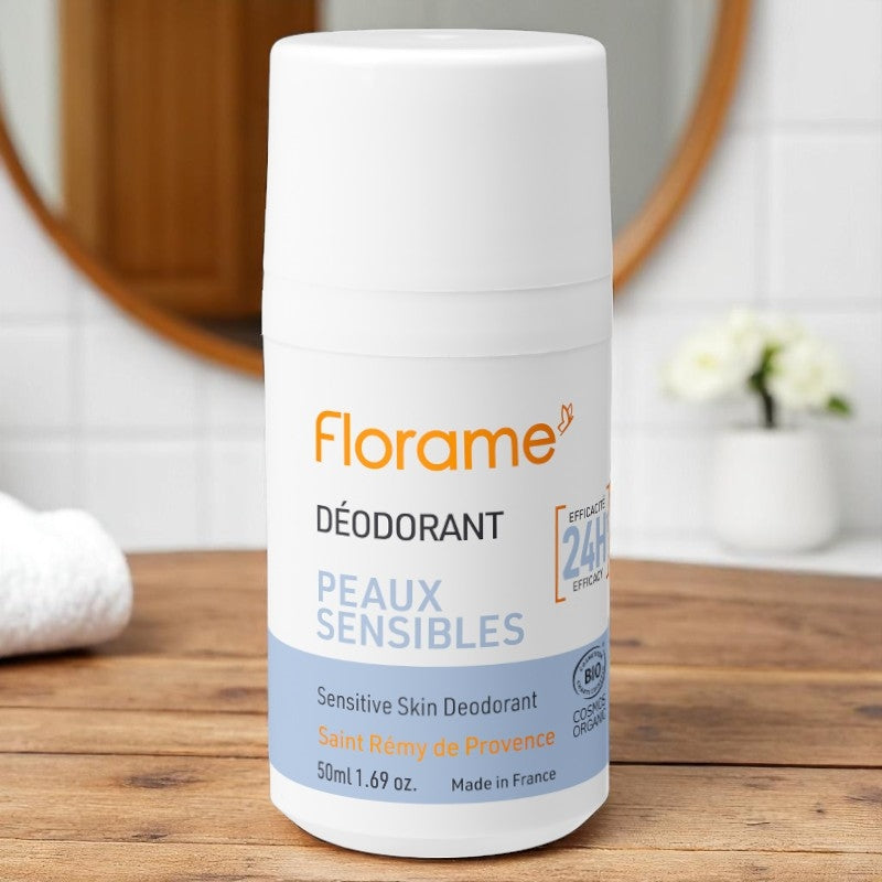 Deodorant a bille bio peaux sensibles 50 ml florame 2