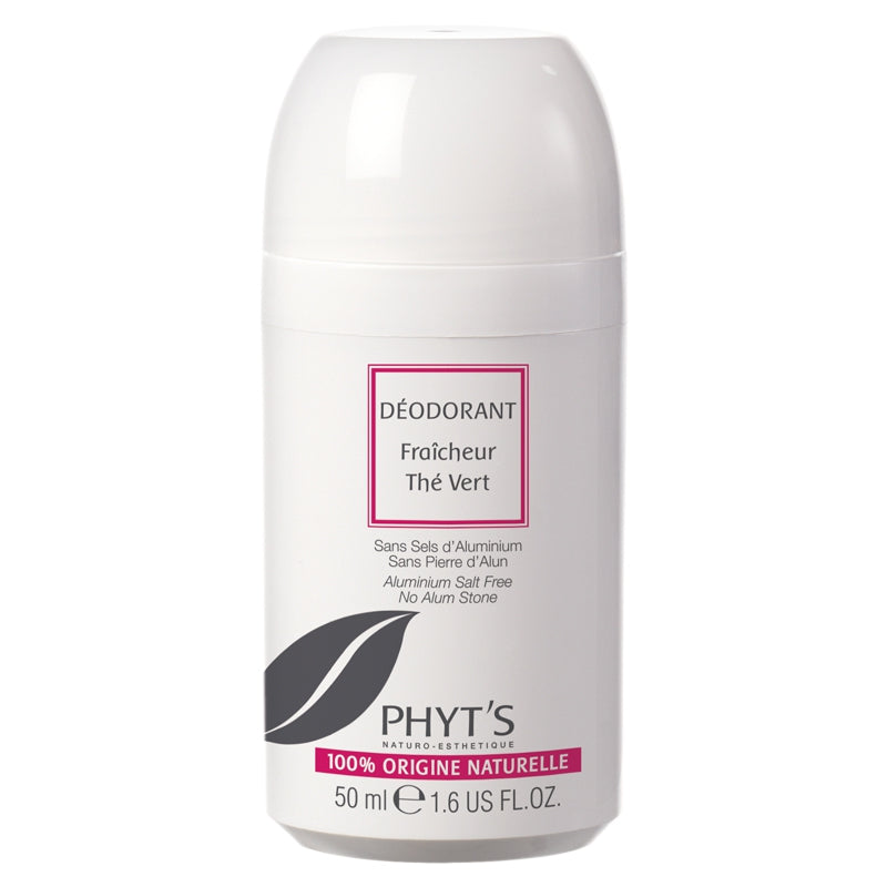 Phyt's Bio-Frische-Roll-On-Deodorant mit Grüntee und Malve – 50 ml