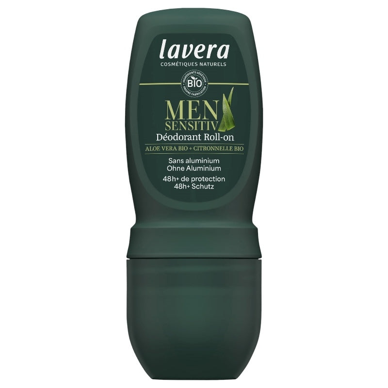 Déodorant à bille homme BIO aloe vera & citronnelle - 50ml - Lavera
