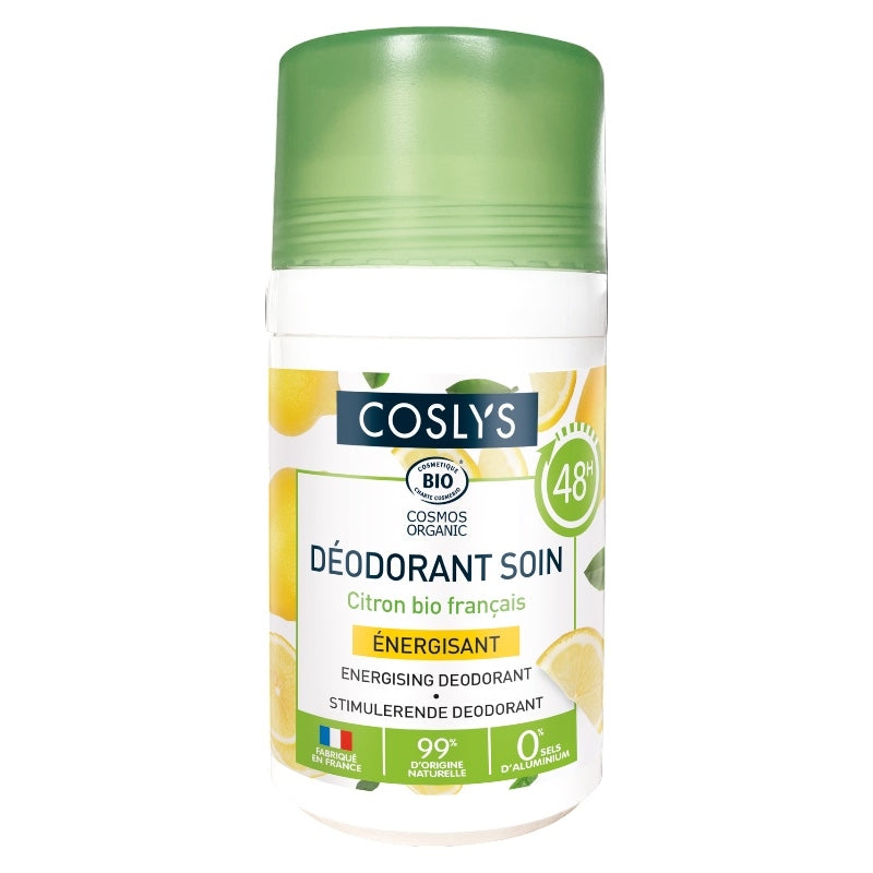 Deodorant a bille soin energisant bio citron 50 ml coslys 28464