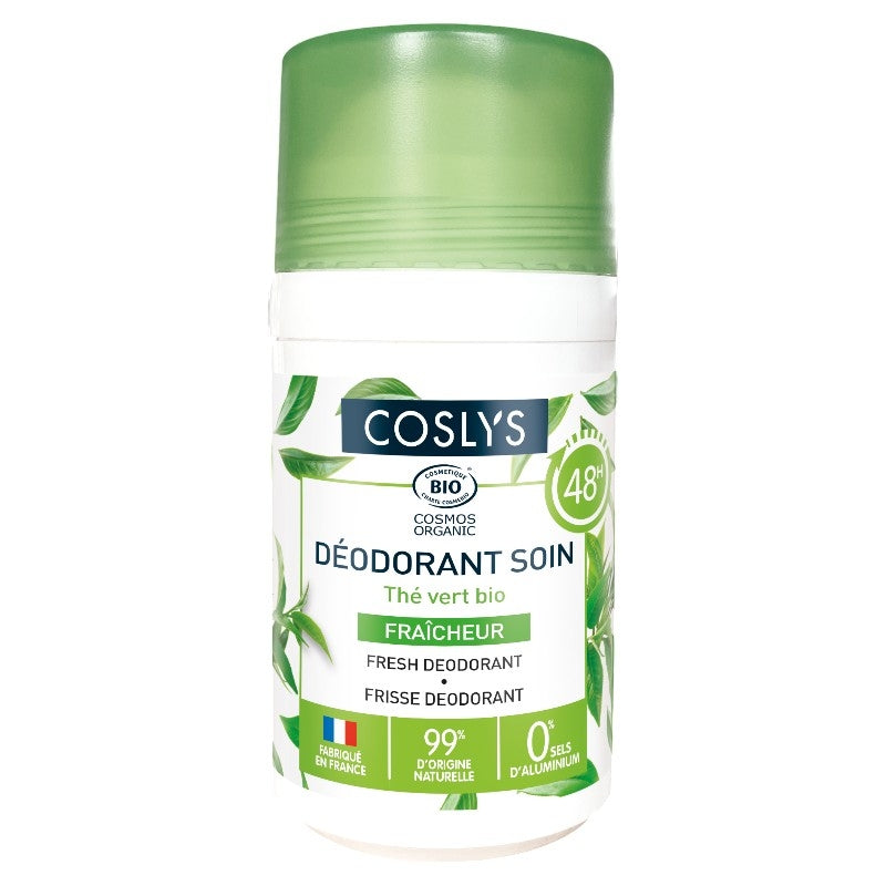 Coslys Bio-Grüntee-Frische-Roll-On-Deodorant – 50 ml