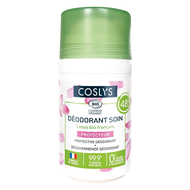 Déodorant à bille soin protecteur BIO lotus - 50ml - Coslys