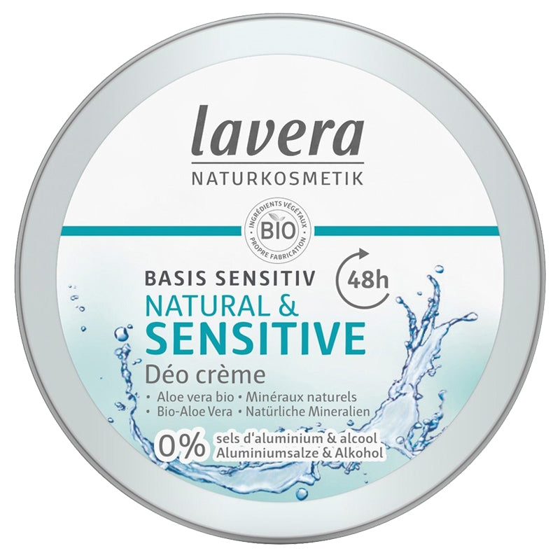 48h Natürliches & Sensitives Bio-Creme-Deodorant mit Aloe Vera - 50 ml - Lavera