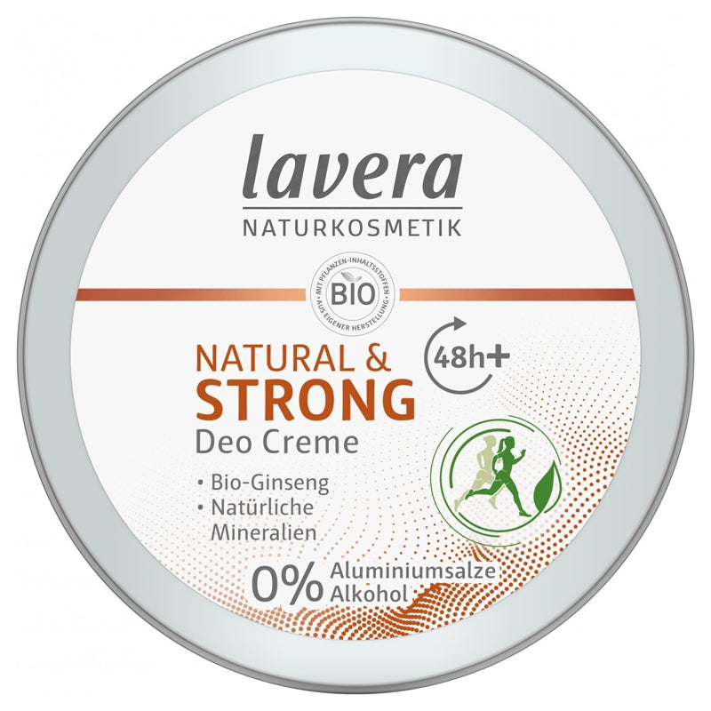 48 Stunden starkes Bio-Ginseng-Creme-Deodorant – 50 ml – Lavera