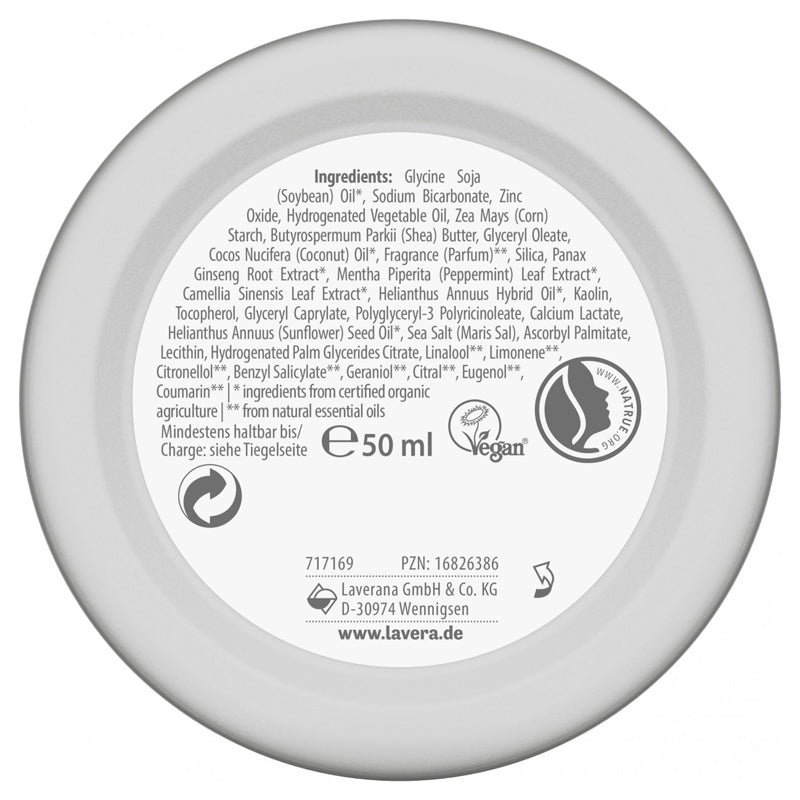 48 Stunden starkes Bio-Ginseng-Creme-Deodorant – 50 ml – Lavera