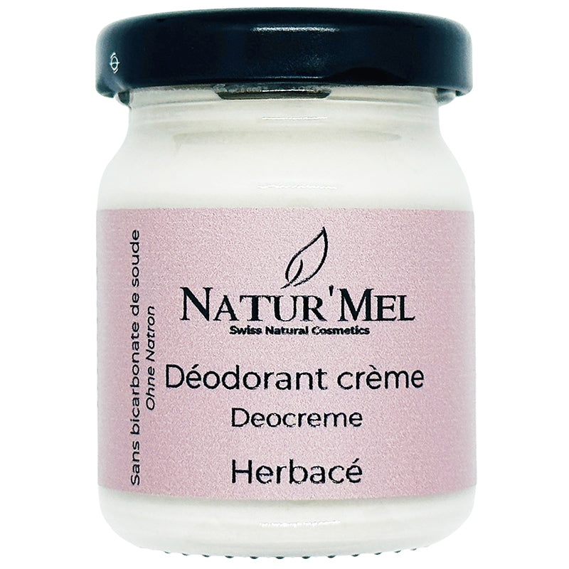 Déodorant crème sans bicarbonate L'Herbacé romarin 50ml Natur'Mel