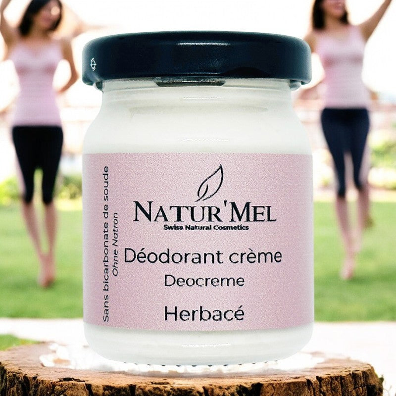 Déodorant crème sans bicarbonate L'Herbacé romarin 50ml Natur'Mel