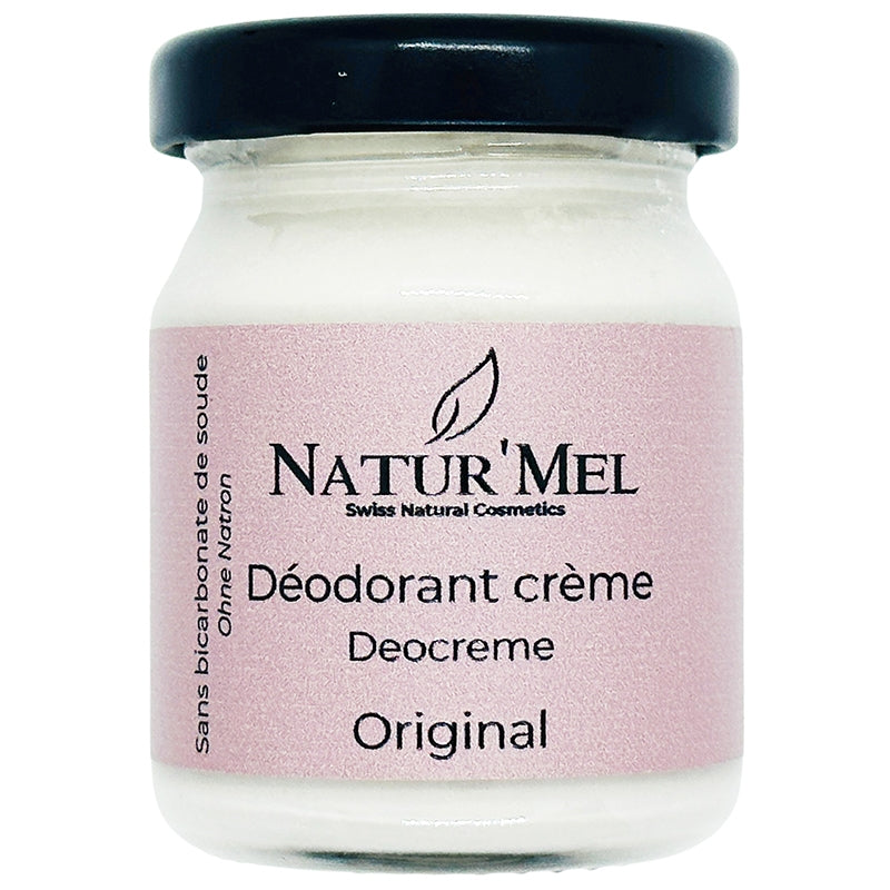 Déodorant crème sans bicarbonate L'Original palmarosa 50ml Natur'Mel